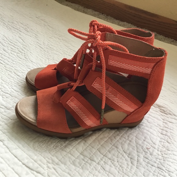 Sorel Shoes Sorel Lace Up Sandals Excellent Condition Poshmark